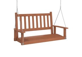 VidaXL Tuinschommelbank - Massief Vurenhout - Bruin - 56% Korting!