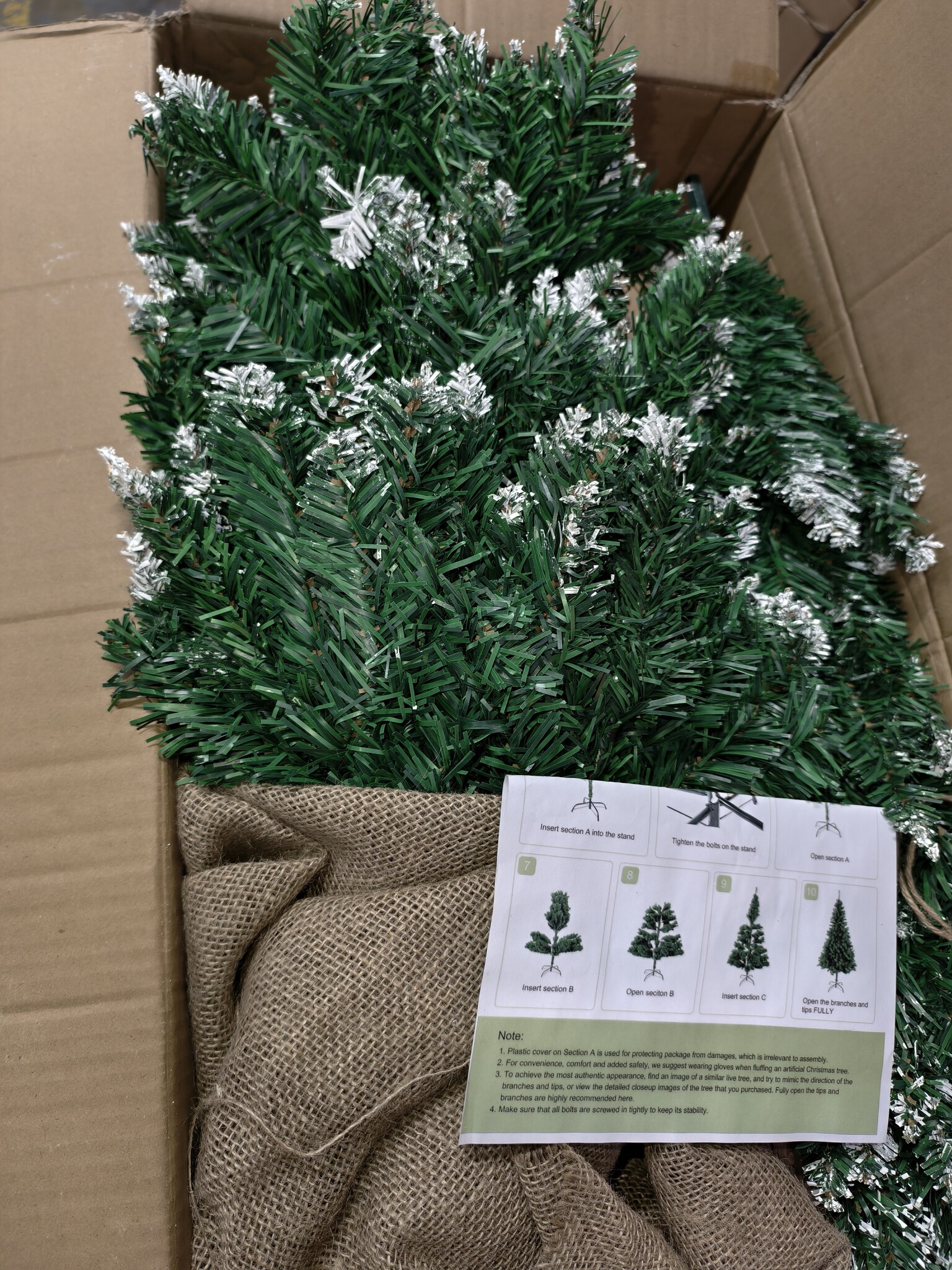 Kerstboom 180cm met IJzige Twijgen - Nu 40% Korting!