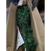 Kunstkerstboom 220 cm - Spar met Houten Stam (40% Korting)