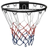 vidaXL Basketbalring 45 cm Staal Zwart - 51% Korting!