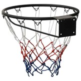 vidaXL Basketbalring 45 cm Staal Zwart - 51% Korting!