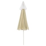 vidaXL Strandparasol 240 cm Zandgeel - 51% Korting!