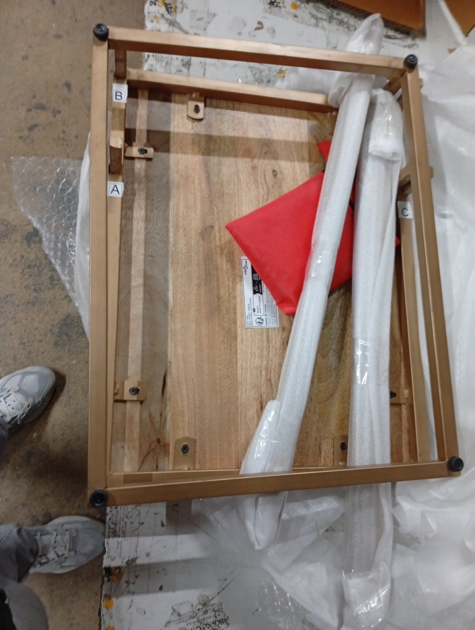 vidaXL Bijzettafel Massief Hout - 55% Korting!