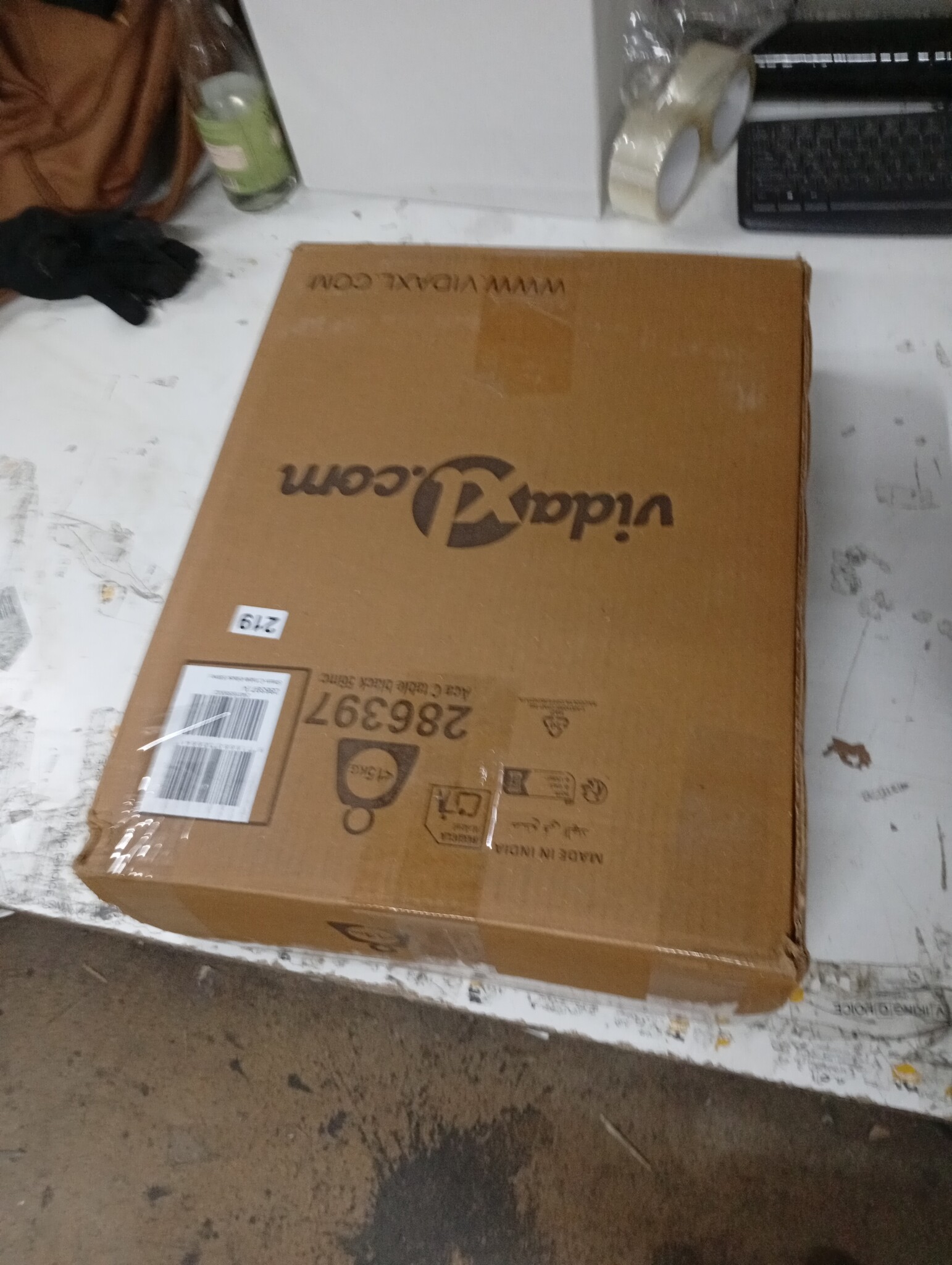 vidaXL Bijzettafel Massief Hout - 55% Korting!