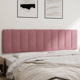 vidaXL Hoofdbordkussen "Hanko" 180cm Fluweel Roze | 55% Korting