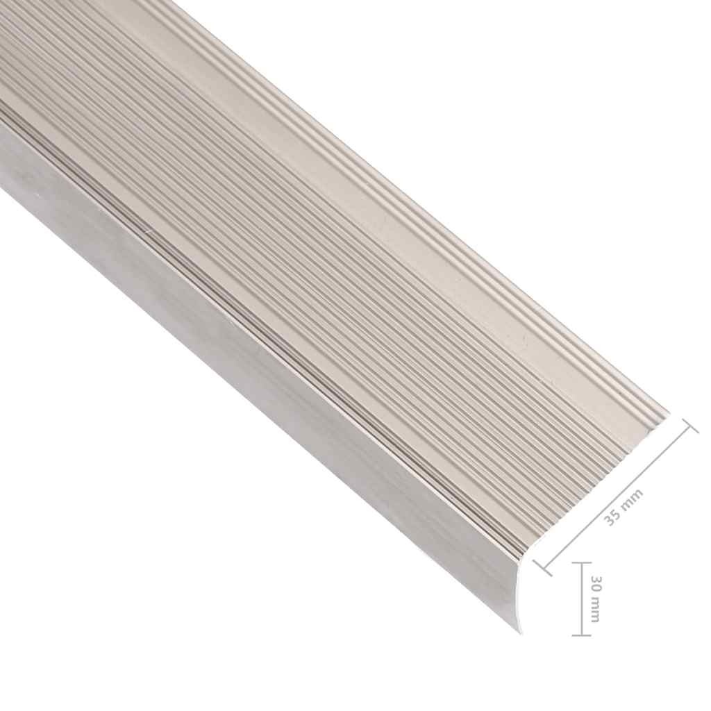 vidaXL Trapneuzen Aluminium L-vormig (15 st, 100cm) - 40% Korting!