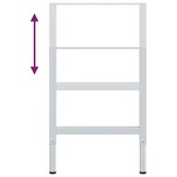 vidaXL Werkbankframes: Verstelbaar Metaal (40% Korting)