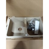 vidaXL Keukenwasbak Beige Graniet - 60% Korting!