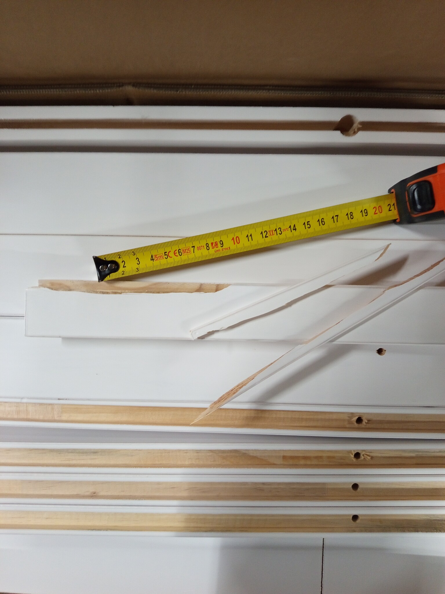 vidaXL Schuifdeur Wit Massief Grenenhout 100x210 cm | -55%