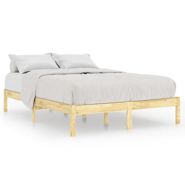 vidaXL Bedframe Grenenhout 120x200 cm | 55% Korting