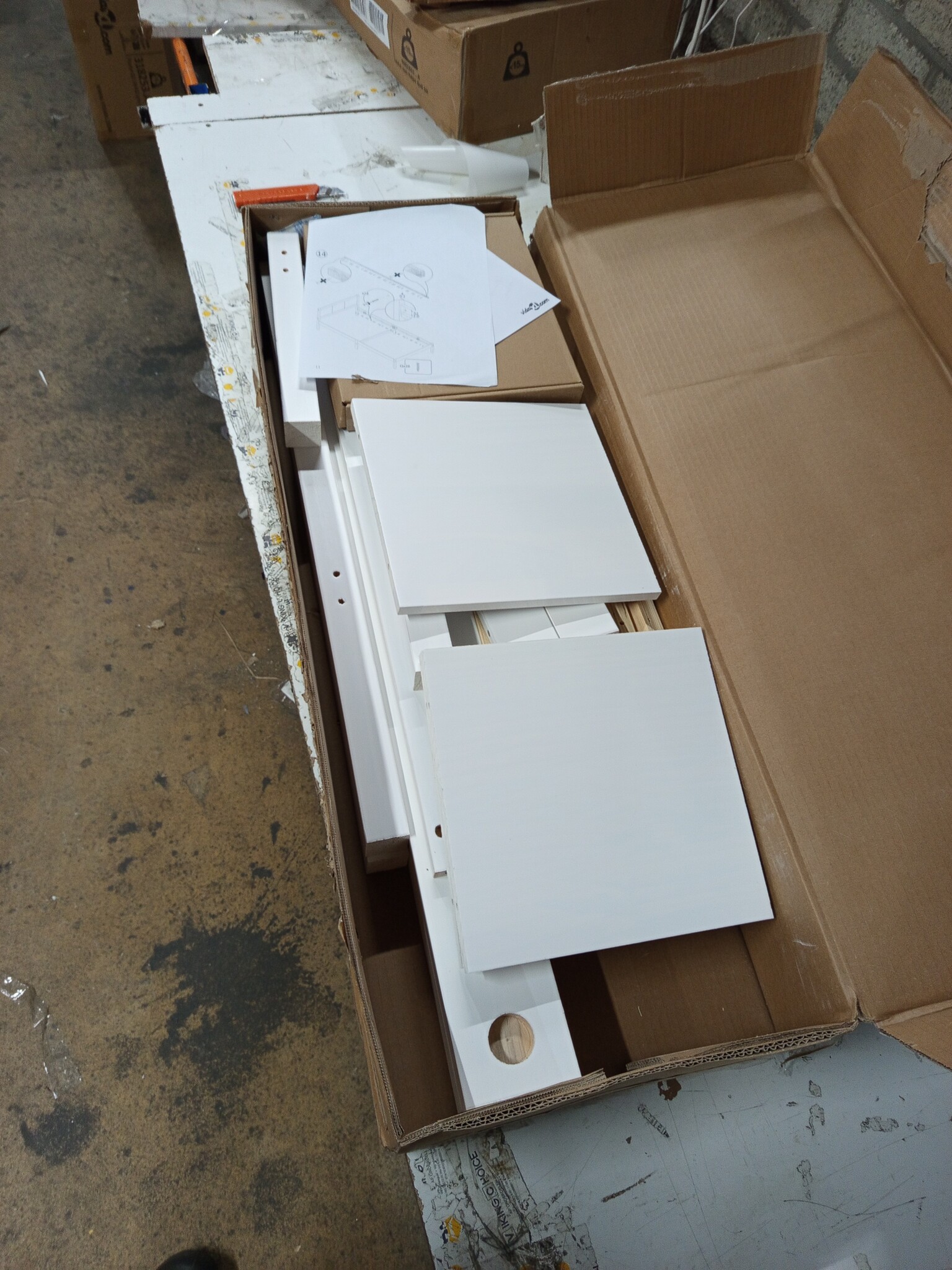 vidaXL Bedframe Grenenhout Wit 80x200cm - 55% Korting!