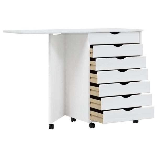 vidaXL Ladekast met bureau MOSS - 55% Korting