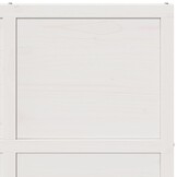 vidaXL Schuifdeur Massief Grenenhout Wit - Nu 40% Korting!