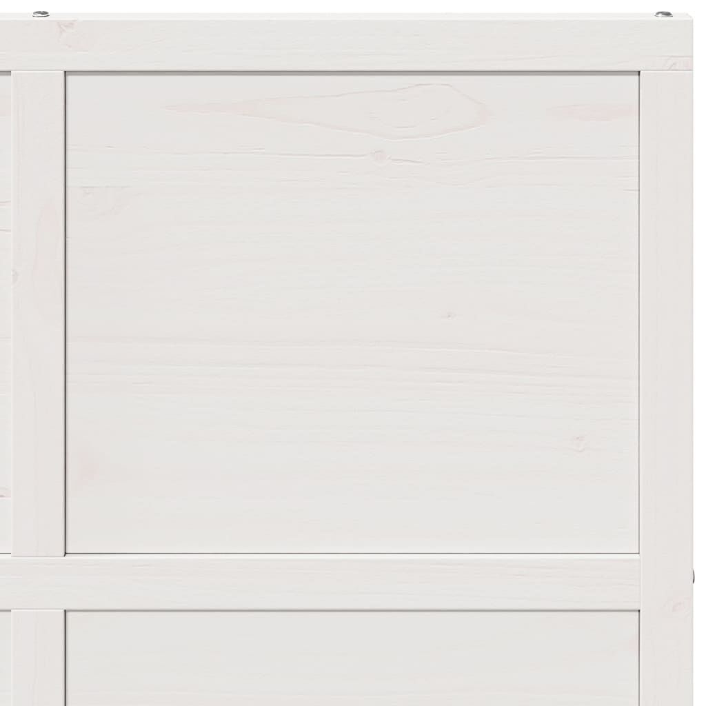 vidaXL Schuifdeur Massief Grenenhout Wit - Nu 40% Korting!