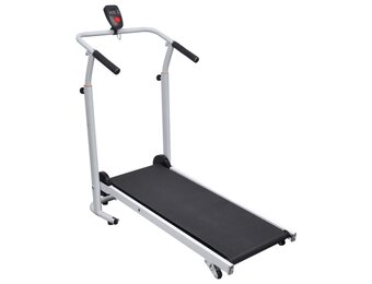 vidaXL Mini-loopband Inklapbaar - Zwart | 40% Korting