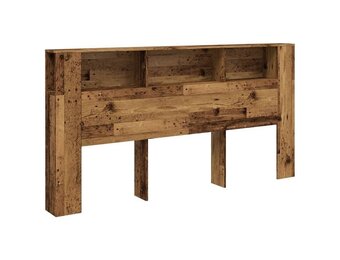 vidaXL Hoofdbordkast 200cm Oud Houtkleurig - 60% Korting