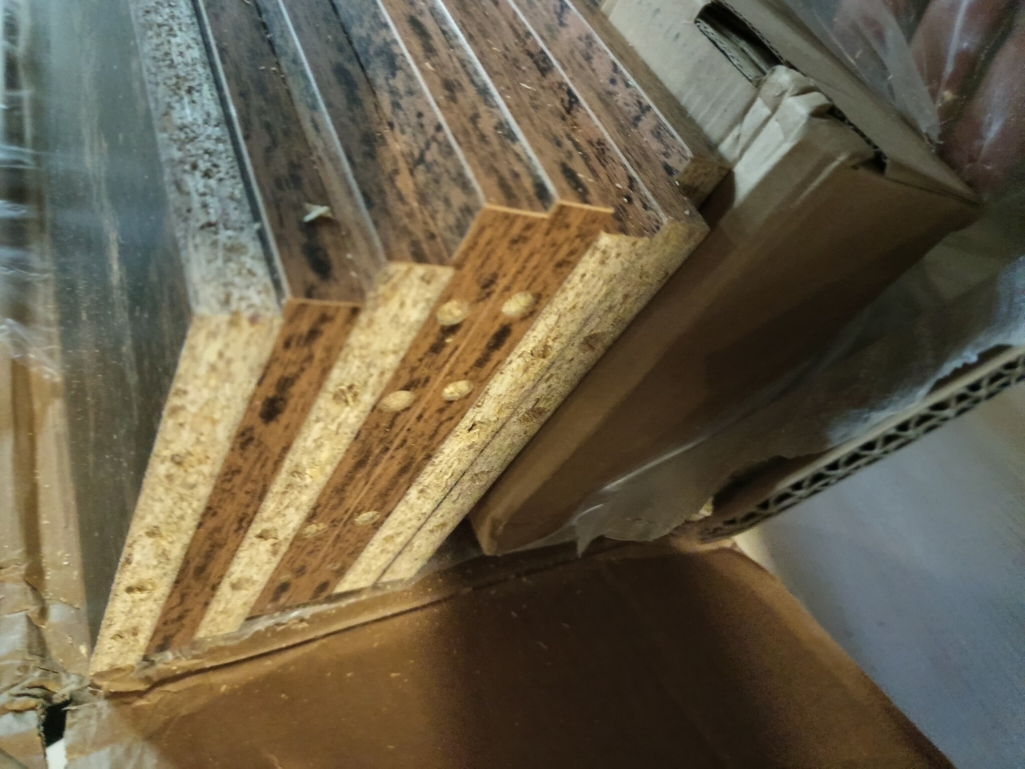 vidaXL Hoofdbordkast 200cm Oud Houtkleurig - 60% Korting