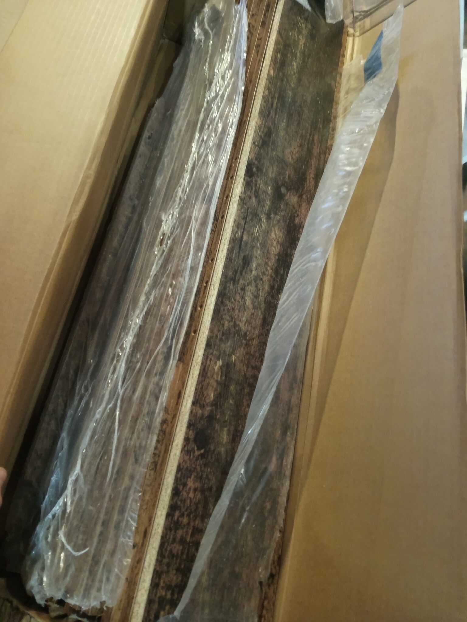 vidaXL Hoofdbordkast 200cm Oud Houtkleurig - 60% Korting