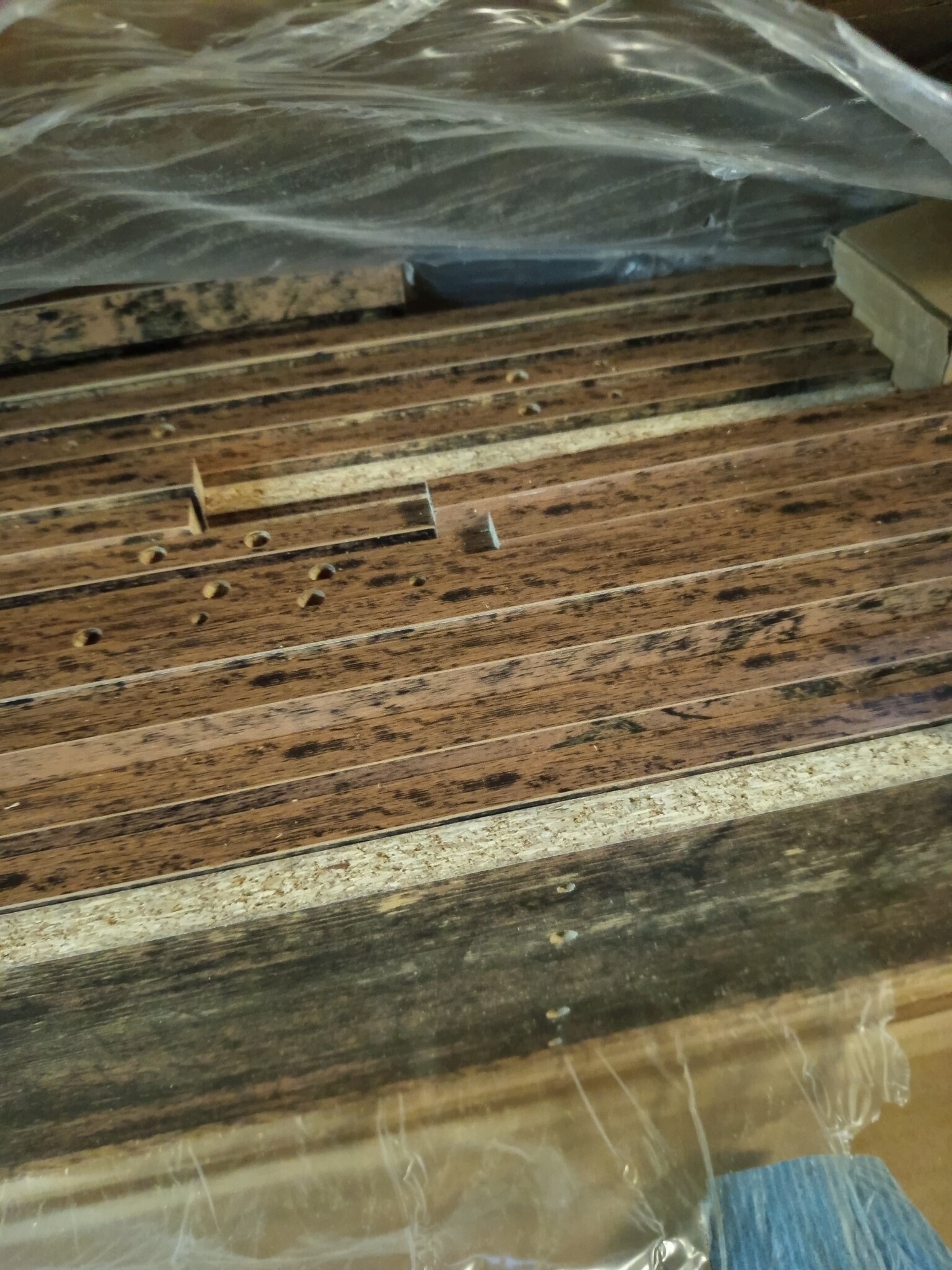 vidaXL Hoofdbordkast 200cm Oud Houtkleurig - 60% Korting