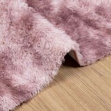 vidaXL NAVARRA Hoogpolig Vloerkleed 160x230 cm Polyester Stoffig Roze | -55%