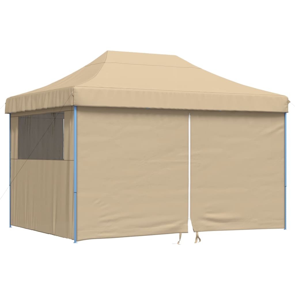 vidaXL Partytent Inklapbaar Pop-up (beige) - 55% Korting!