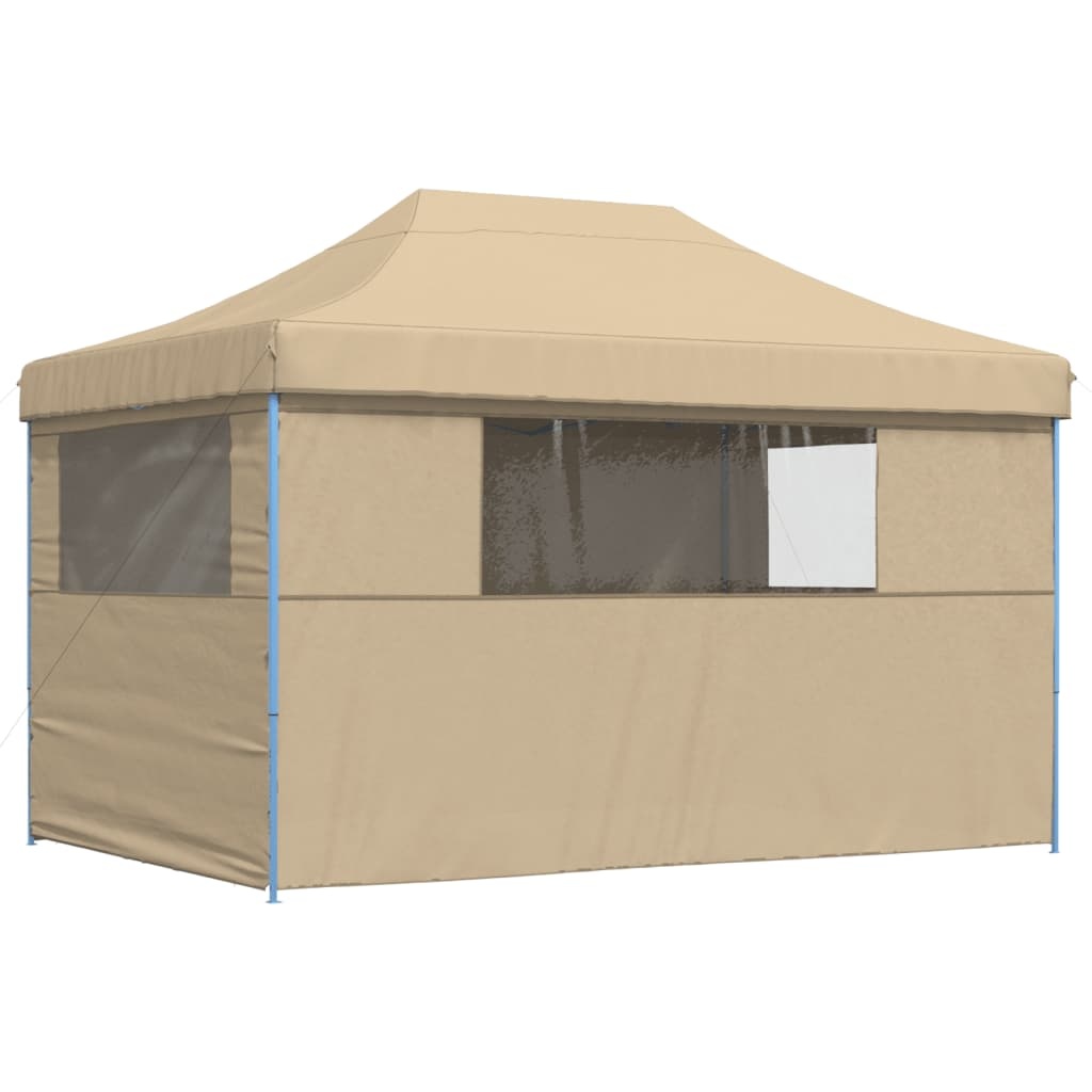 vidaXL Partytent Inklapbaar Pop-up (beige) - 55% Korting!