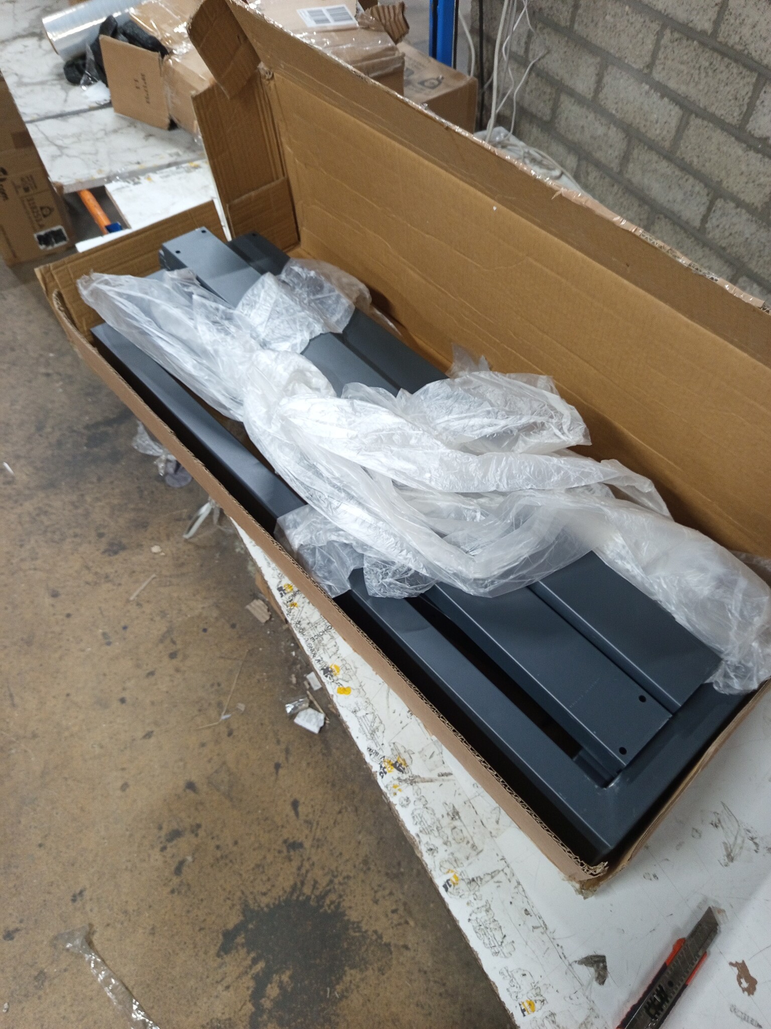 vidaXL Bartafelpoten T-vorm 2 st. Staal Antraciet - 55% Korting!