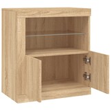 Dressoir met LED-verlichting 60,5x37x67 cm - 35% Korting