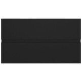 VidaXL Wastafelkast Zwart Bewerkt Hout - 55% Korting!