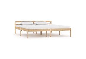 vidaXL Grenenhouten Bedframe 180x200 cm - 55% Korting