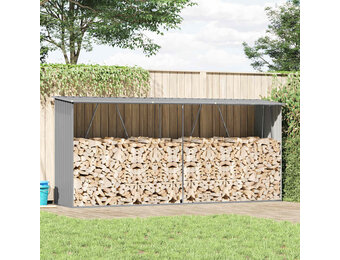 vidaXL Haardhoutschuur 330x84x152 cm - 60% Korting