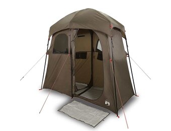 vidaXL Douchetent 2-persoons - Waterdicht Bruin | 40% Korting