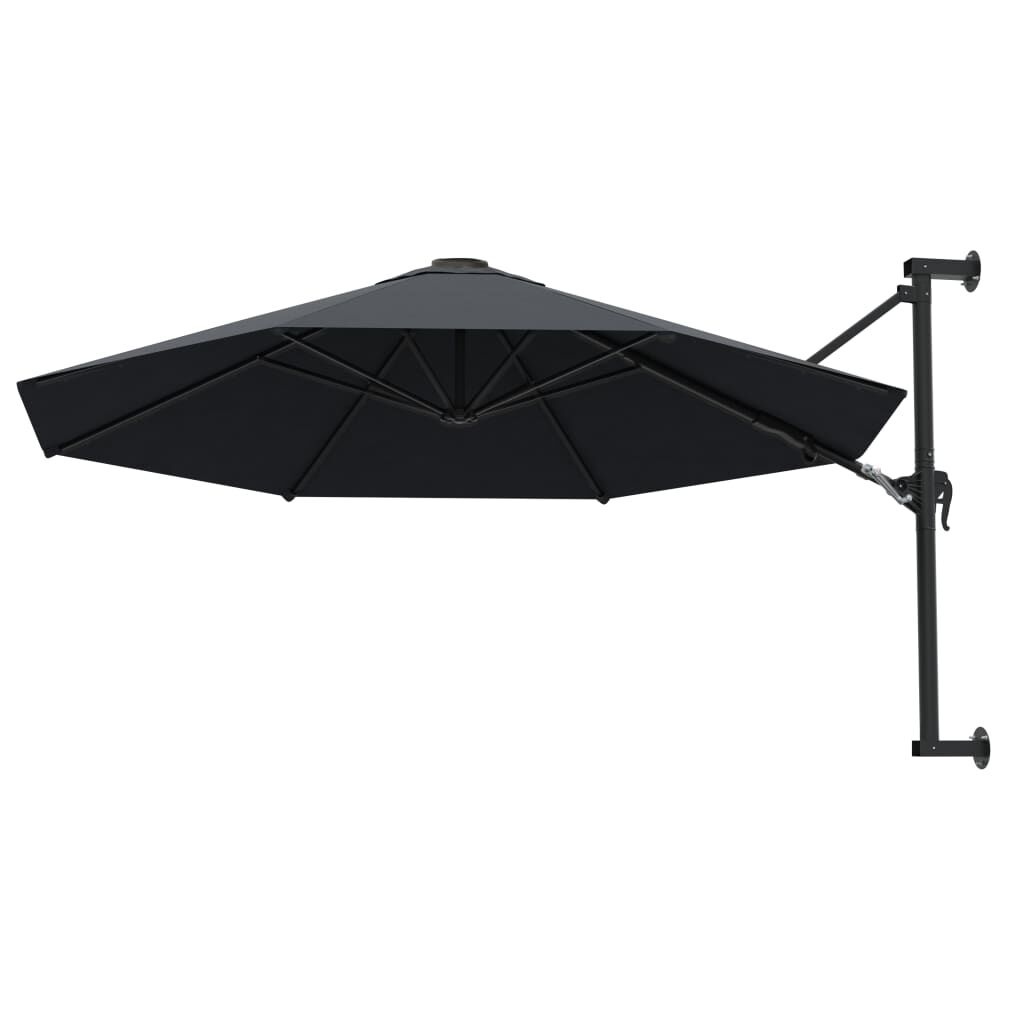 vidaXL Wandparasol Antraciet 300cm - 61% Korting