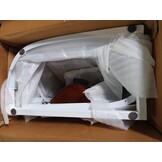 vidaXL Dressoir Vrachtwagen Massief Mangohout Wit - 55% Korting!