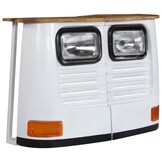 vidaXL Dressoir Vrachtwagen Massief Mangohout Wit - 55% Korting!