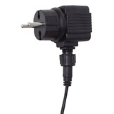 vidaXL Zwembadwaterval met LED's (40% KORTING) - Rechthoekig 30cm RVS