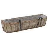 vidaXL Balkonbakken Wicker 2 st. 80cm - 55% Korting!