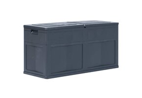 vidaXL Opbergkist 320 L Zwart | 40% Korting