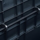 vidaXL Opbergkist 320 L Zwart | 40% Korting