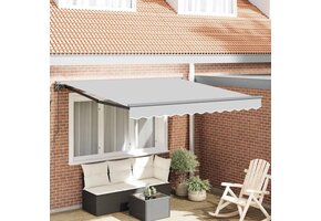 vidaXL Zijde Frame Antraciet 3 x 2,5 m - 56% Korting