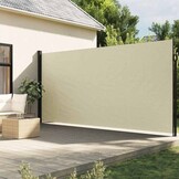 vidaXL Uittrekbaar Windscherm 200x600 cm Crème - 51% Korting!