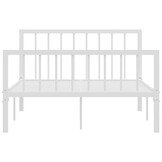 vidaXL Bedframe Metaal Wit 120x200 cm - 55% Korting