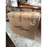 vidaXL Tuinbank 3-zits Poly Rattan Grijs - 64% Korting!