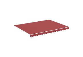 vidaXL Vervangingsdoek Luifel 4x3m Bordeauxrood - Nu 61% Korting!