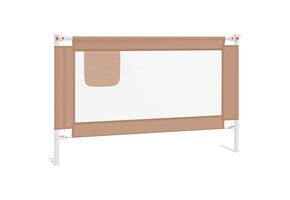 vidaXL Bedhekje Taupe (120x25 cm) - 46% Korting