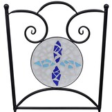 vidaXL Bistrostoelen Inklapbaar - 2 St. Keramiek Blauw/Wit (65% Korting)