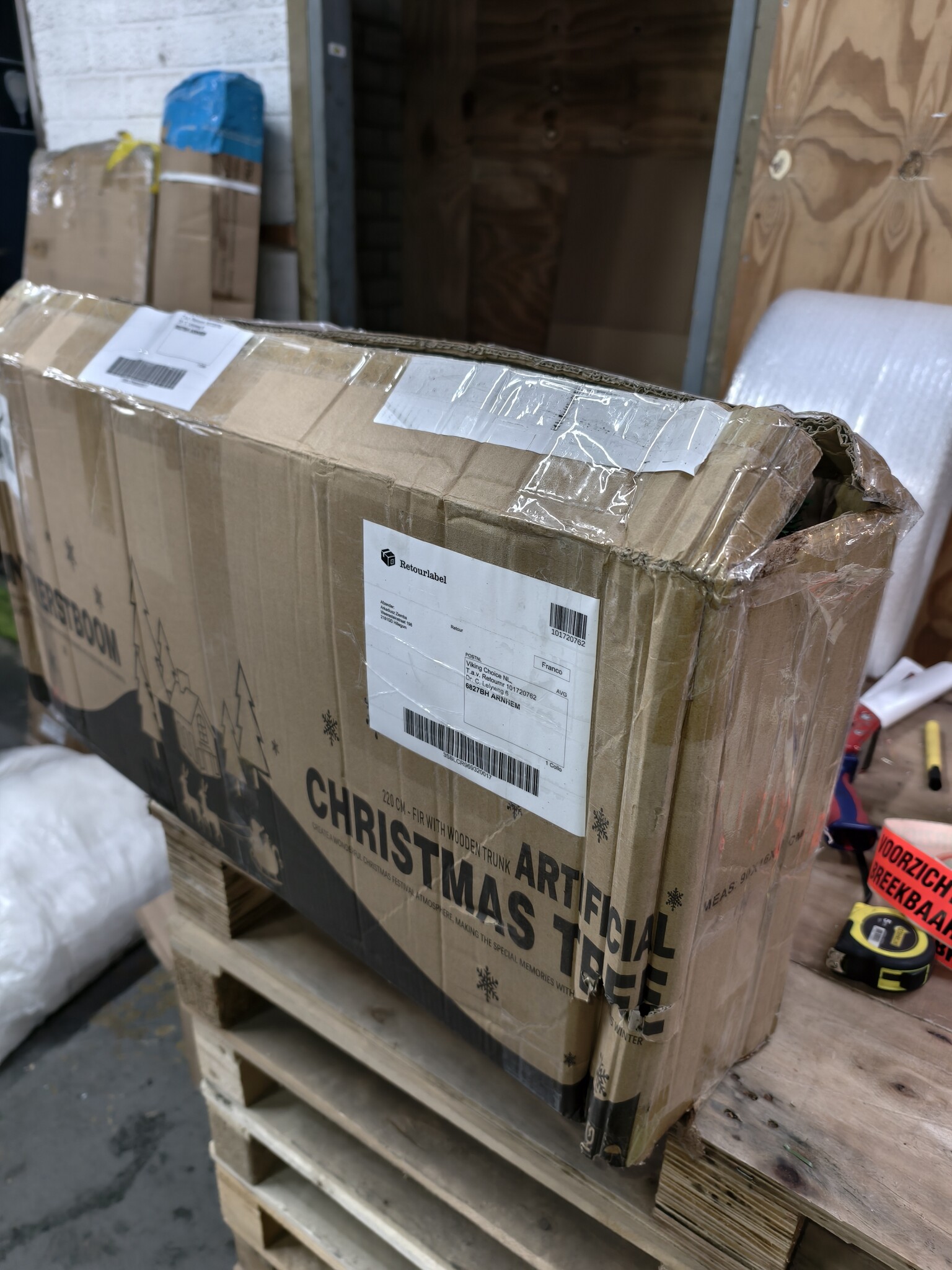 Kunstkerstboom 220cm Spar - 40% Korting!