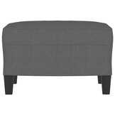 VidaXL Voetenbank 60x50x41 cm Stof Donkergrijs - 40% Korting!