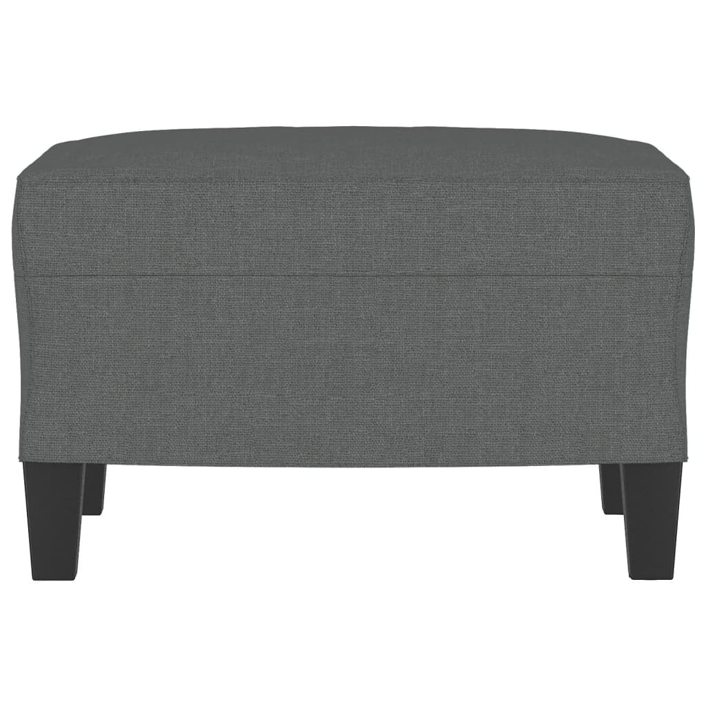 VidaXL Voetenbank 60x50x41 cm Stof Donkergrijs - 40% Korting!
