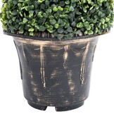 vidaXL Buxus Kunstplant Spiraal 59cm Groen - 40% Korting